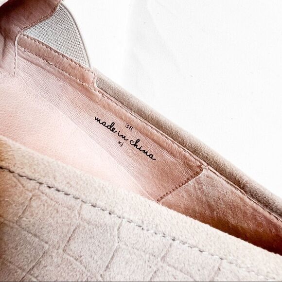 Joie Huxley Crocodile Suede Slip On Sneaker - Picture 13 of 13